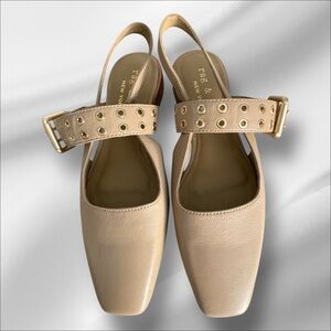 RAG & BONE
Astra Slingback Flat - Warm Taupe Size US 6.5 (EU 36.5)